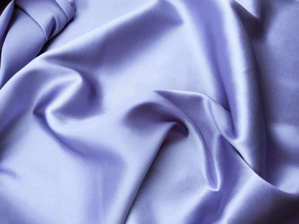 Ткань шелк лавандового цвета 3