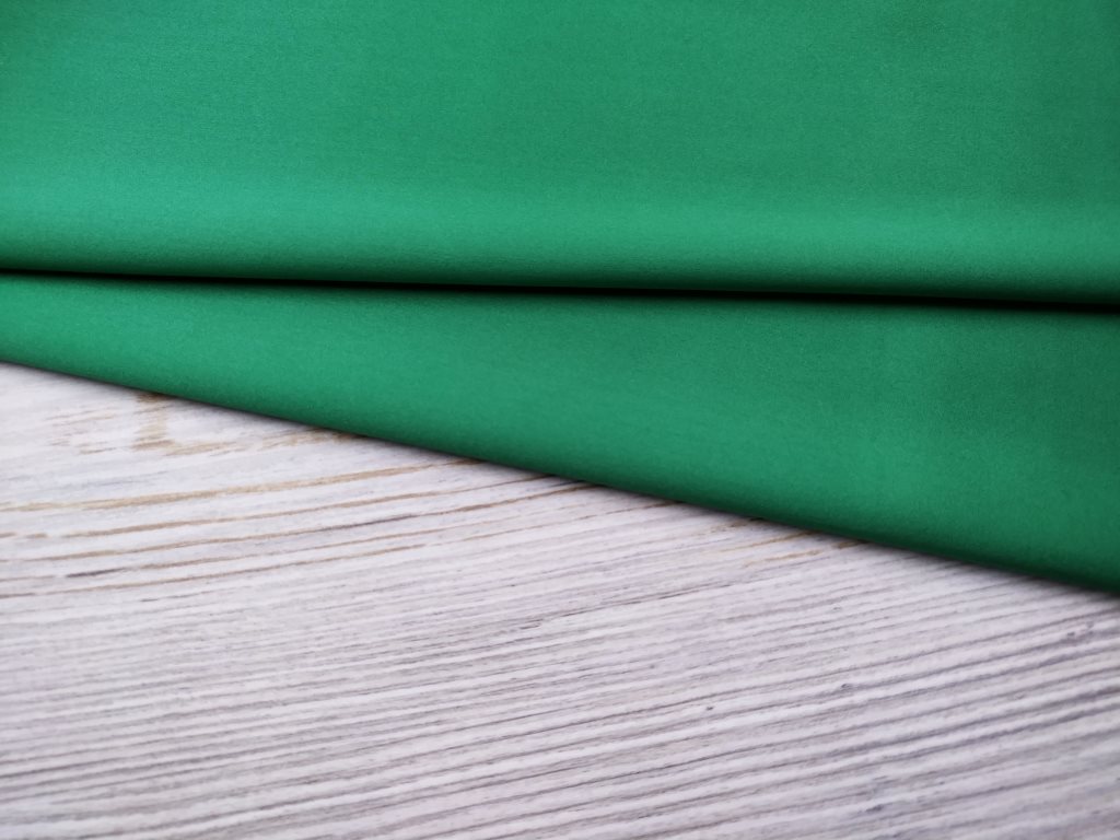 Ткань шелк травяного цвета 4