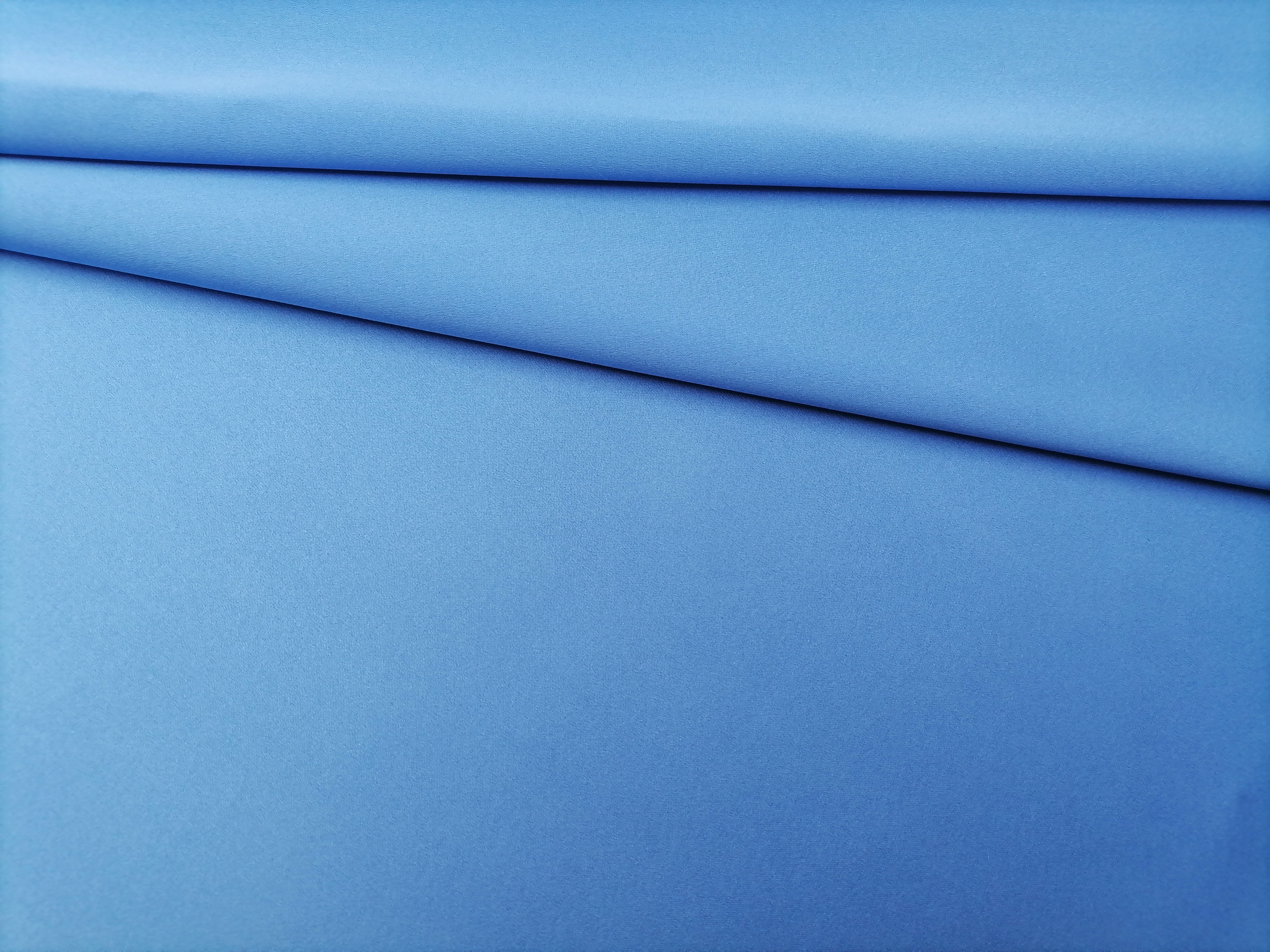 Ткань  Атласный Шелк с эластаном голубой дымчатый  Италия 42518 1