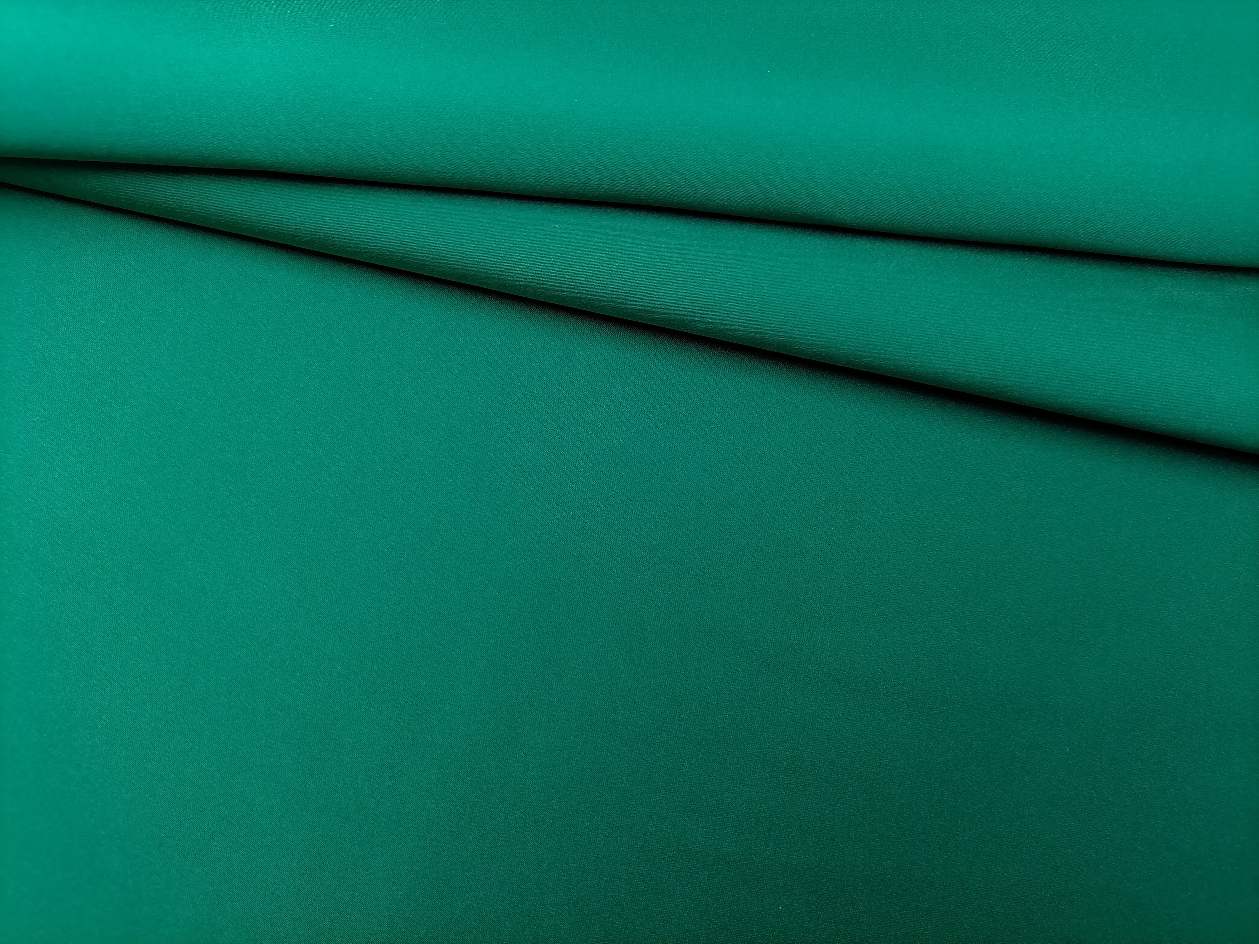 Ткань Атласный Шелк с эластаном  зеленый яркий Италия 42524 1