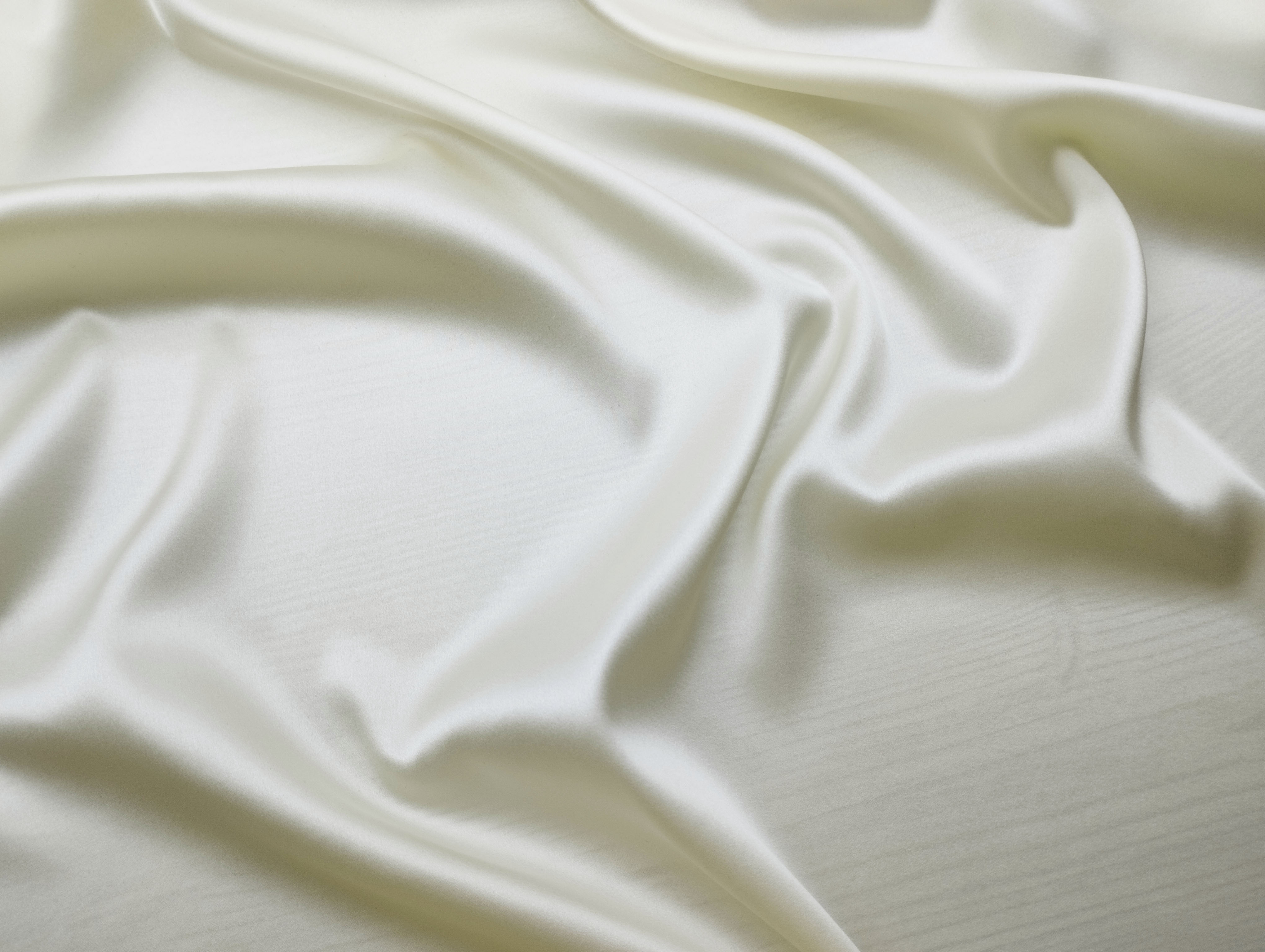 Ткань Атласный Шелк с эластаном  ванильный Италия  42759 3