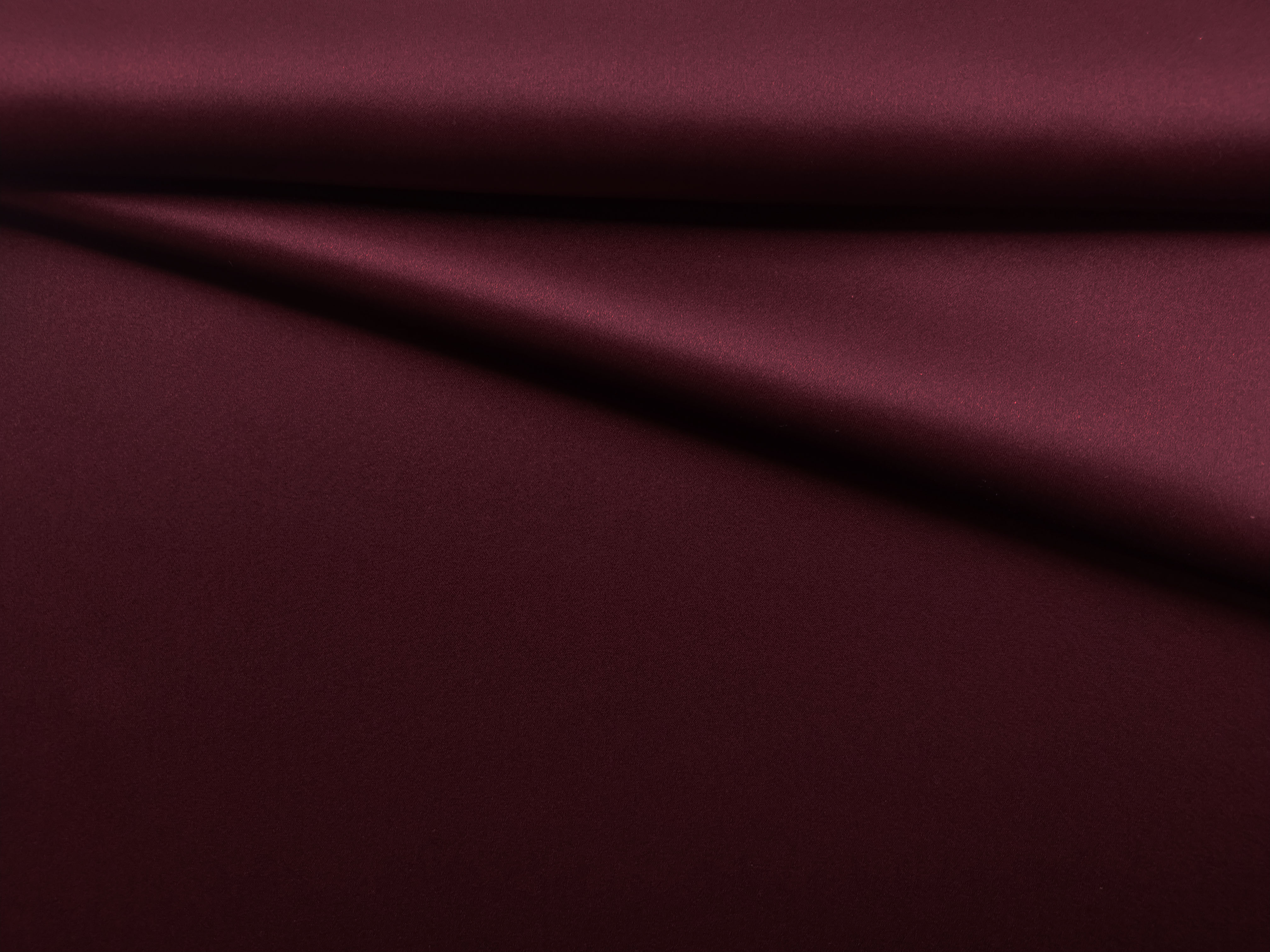 Ткань  Атласный Шелк с эластаном  бордовый  Италия 42824 1