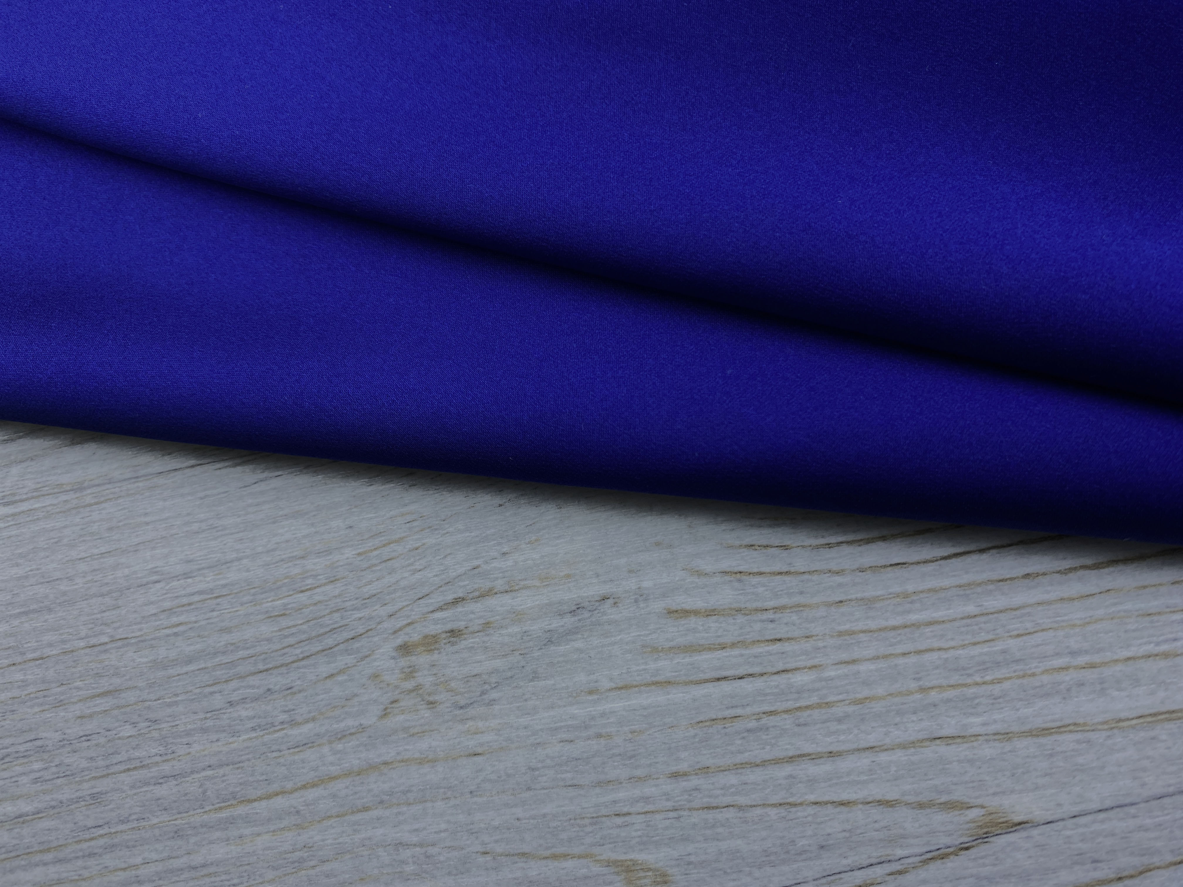 Ткань Атласный Шелк с эластаном  синий Италия 46068 4