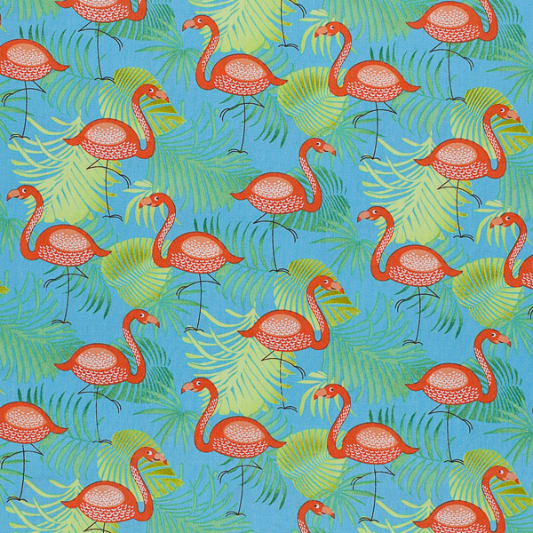 Ткань Поплин - Фламинго 1 1