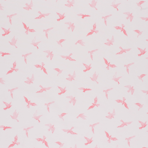 Ткань Трикотаж - Птички 2 1