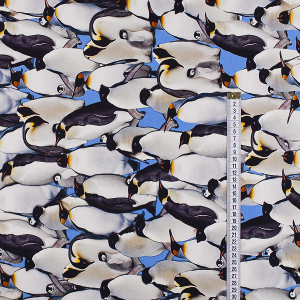 Ткань Трикотаж - Пингвины QT1 2