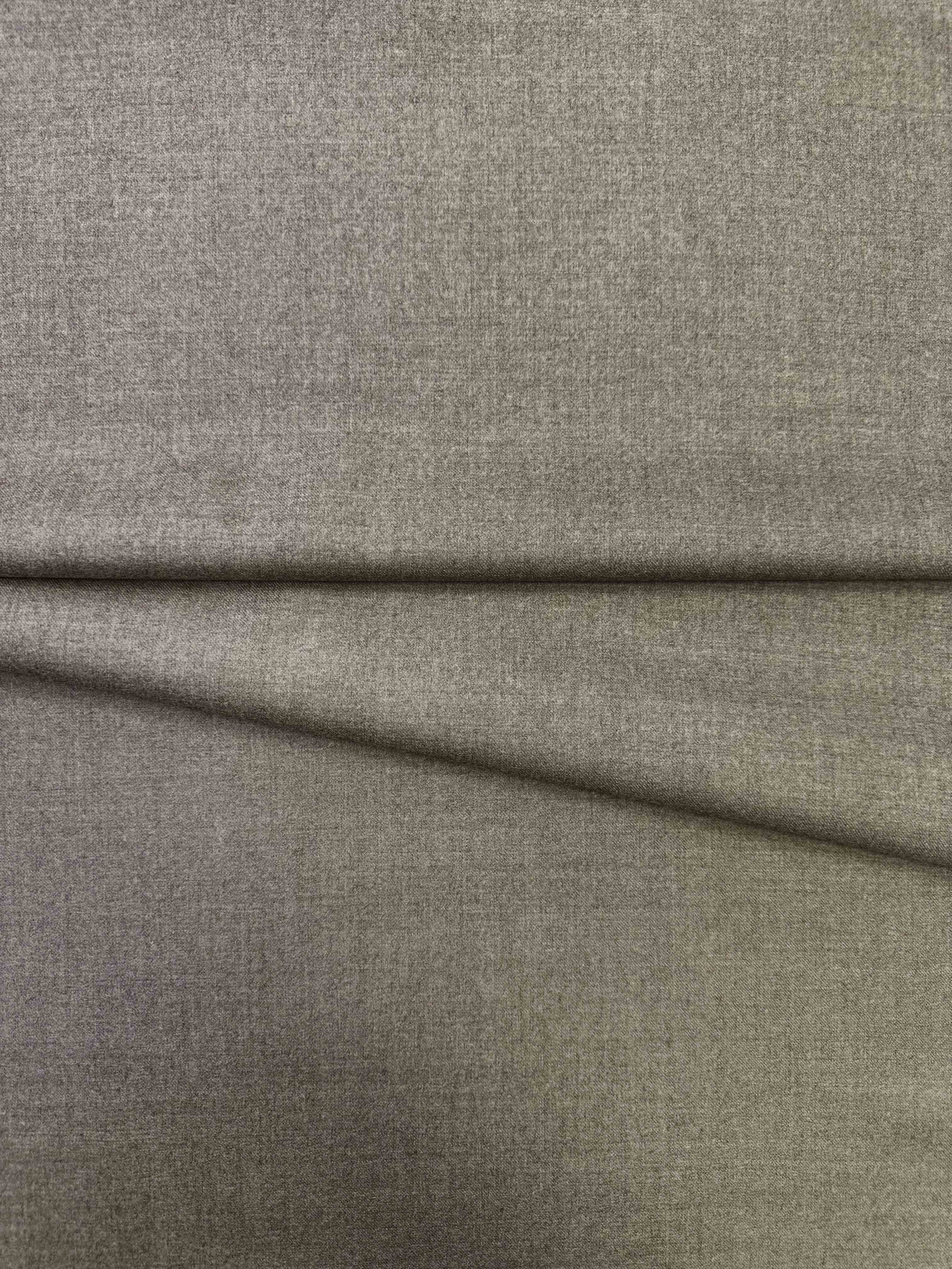 Ткань Костюмная бежево-коричневая шерсть 43430 1