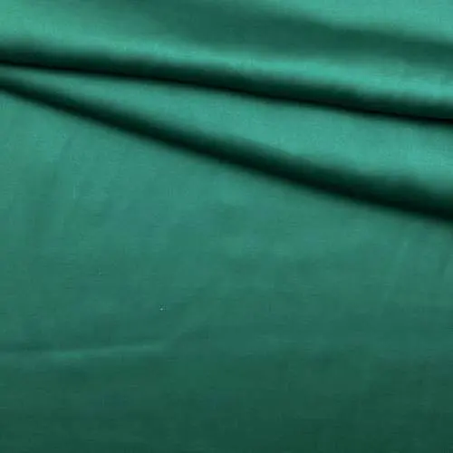 Ткань Вискоза зеленого цвета однотонная 17344
