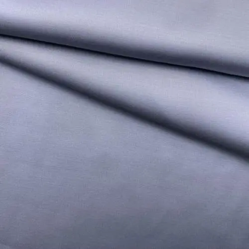Ткань Вискоза серого цвета однотонная 17340