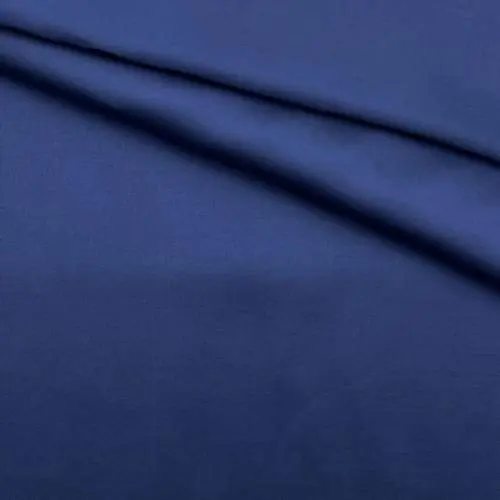 Ткань Вискоза синего цвета однотонная 17343