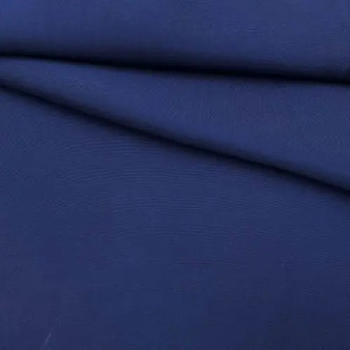 Ткань Вискоза синего цвета однотонная   17332