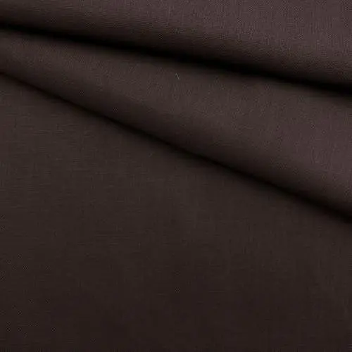 Ткань Хлопок коричневого цвета однотонная 16842