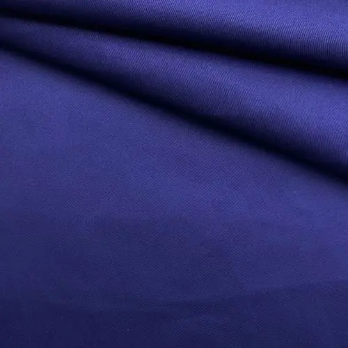 Ткань Хлопок сине-фиолетового цвета однотонная 16846