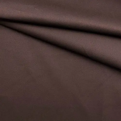 Ткань Хлопок  шоколадного цвета однотонная 16851