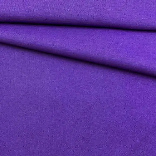 Ткань Хлопок фиолетового цвета однотонная 16868