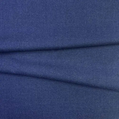Ткань Костюмная синяя шерсть  43418