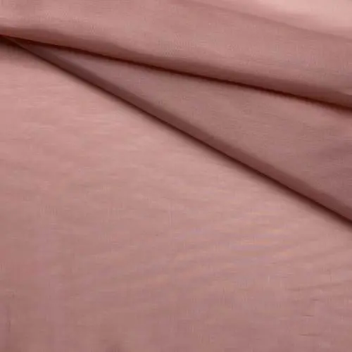 Ткань Подкладочная темного розово-пудрового  цвета однотонная 33151