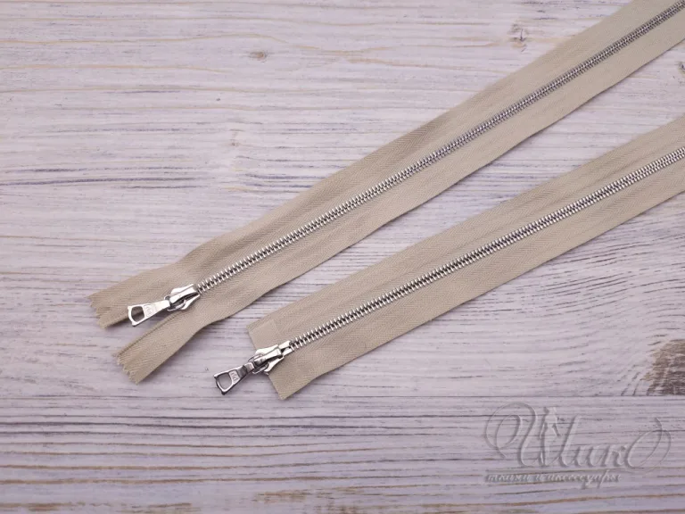 Молния RIRI ME 90см 4 2з х/б бежевый с/з  Flach    77048
