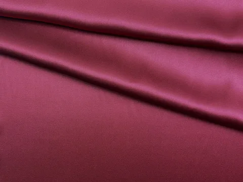 Ткань Шёлк  ягодного цвета 46771